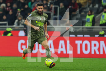 2023-02-10 - Olivier Giroud of AC Milan in action during Serie A 2022/23 football match between AC Milan and Torino FC at San Siro Stadium, Milan, Italy on February 10, 2023 - AC MILAN VS TORINO FC - ITALIAN SERIE A - SOCCER