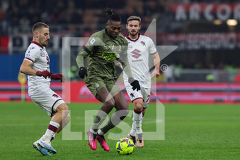 2023-02-10 - Rafael Leao of AC Milan in action during Serie A 2022/23 football match between AC Milan and Torino FC at San Siro Stadium, Milan, Italy on February 10, 2023 - AC MILAN VS TORINO FC - ITALIAN SERIE A - SOCCER