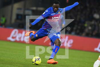 2023-02-12 - Felix Afena -Gyan of US Cremonese in action during the Serie A match between SSC Napoli v US Cremonese at  Stadio Diego Armando Maradona  - SSC NAPOLI VS US CREMONESE - ITALIAN SERIE A - SOCCER