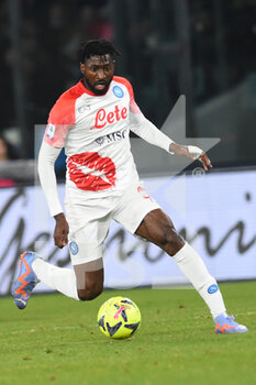 2023-02-12 - Andre' Anguissa of SSC Napoli  in action during the Serie A match between SSC Napoli v US Cremonese at  Stadio Diego Armando Maradona  - SSC NAPOLI VS US CREMONESE - ITALIAN SERIE A - SOCCER