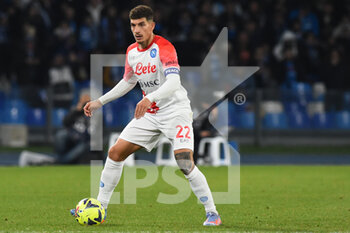 2023-02-12 - Giovanni Di Lorenzo of SSC Napoli  in action  during the Serie A match between SSC Napoli v US Cremonese at  Stadio Diego Armando Maradona  - SSC NAPOLI VS US CREMONESE - ITALIAN SERIE A - SOCCER