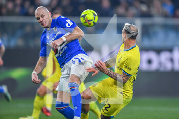 2023-02-13 - Bram Johan André Nuytinck (Sampdoria) - Federico Dimarco (Inter) - UC SAMPDORIA VS INTER - FC INTERNAZIONALE - ITALIAN SERIE A - SOCCER