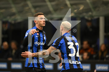 2023-02-18 - Robin Gosens of Inter Fc during the Italian Serie A football match between Inter FC Internazionale Udinese Calcio on 18 of February 2023 at Giuseppe Meazza San Siro Siro stadium in Milan, Italy. Photo Tiziano Ballabio - INTER - FC INTERNAZIONALE VS UDINESE CALCIO - ITALIAN SERIE A - SOCCER