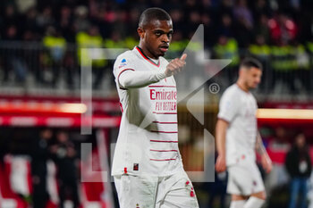 2023-02-18 - Pierre Kalulu (AC Milan) with the thumb up - AC MONZA VS AC MILAN - ITALIAN SERIE A - SOCCER