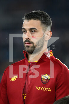 2023-02-19 - Leonardo Spinazzola (AS Roma)  during the Italian Football Championship League A 2022/2023 match between AS Roma vs Hellas Verona at the Olimpic Stadium in Rome  on 19 February 2023. - AS ROMA VS HELLAS VERONA - ITALIAN SERIE A - SOCCER