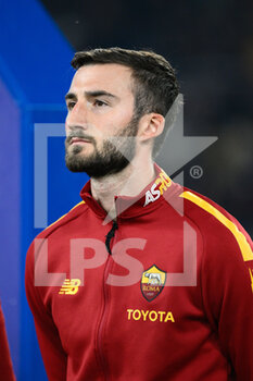 2023-02-19 - Bryan Cristante (AS Roma)  during the Italian Football Championship League A 2022/2023 match between AS Roma vs Hellas Verona at the Olimpic Stadium in Rome  on 19 February 2023. - AS ROMA VS HELLAS VERONA - ITALIAN SERIE A - SOCCER
