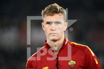 2023-02-19 - Ola Solbakken (AS Roma)  during the Italian Football Championship League A 2022/2023 match between AS Roma vs Hellas Verona at the Olimpic Stadium in Rome  on 19 February 2023. - AS ROMA VS HELLAS VERONA - ITALIAN SERIE A - SOCCER
