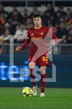 2023-02-19 - Stephan El Shaarawy (AS Roma)  during the Italian Football Championship League A 2022/2023 match between AS Roma vs Hellas Verona at the Olimpic Stadium in Rome  on 19 February 2023. - AS ROMA VS HELLAS VERONA - ITALIAN SERIE A - SOCCER