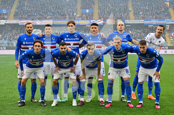 2023-02-18 - team UC Sampdoria - UC SAMPDORIA VS BOLOGNA FC - ITALIAN SERIE A - SOCCER