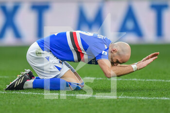 2023-02-18 - Bram Johan André Nuytinck disappointment after match - UC SAMPDORIA VS BOLOGNA FC - ITALIAN SERIE A - SOCCER