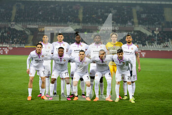 2023-02-20 - Us Cremonese team picture during the Italian Serie A, football match between Torino FC and Us Cremonese, on 20 February 2023 at Stadio Olimpico Grande Torino in Turin, Italy. Photo Ndrerim Kaceli - TORINO FC VS US CREMONESE - ITALIAN SERIE A - SOCCER
