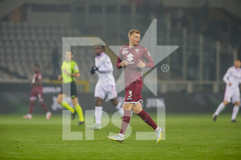 2023-02-20 - Perr Schuurs of Torino FC during the Italian Serie A, football match between Torino FC and Us Cremonese, on 20 February 2023 at Stadio Olimpico Grande Torino in Turin, Italy. Photo Ndrerim Kaceli - TORINO FC VS US CREMONESE - ITALIAN SERIE A - SOCCER