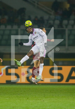 2023-02-20 - Frank Tsadjout of Us Cremonese during the Italian Serie A, football match between Torino FC and Us Cremonese, on 20 February 2023 at Stadio Olimpico Grande Torino in Turin, Italy. Photo Ndrerim Kaceli - TORINO FC VS US CREMONESE - ITALIAN SERIE A - SOCCER