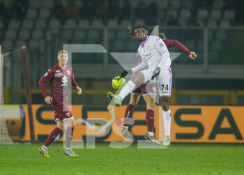 2023-02-20 - Frank Tsadjout of Us Cremonese during the Italian Serie A, football match between Torino FC and Us Cremonese, on 20 February 2023 at Stadio Olimpico Grande Torino in Turin, Italy. Photo Ndrerim Kaceli - TORINO FC VS US CREMONESE - ITALIAN SERIE A - SOCCER