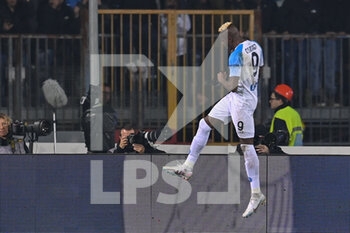 2023-02-25 - Victor Osimhen (SSC Napoli) celebrates after scoring a goal - EMPOLI FC VS SSC NAPOLI - ITALIAN SERIE A - SOCCER