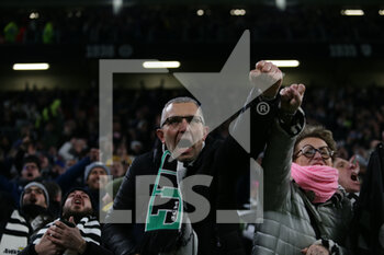 2023-02-28 - Juventus fans during the Italian Serie A, football match between Juventus Fc and Torino Fc, on 28 February 2023 at Allianz Stadium, Turin, Italy. Photo Ndrerim Kaceli - JUVENTUS FC VS TORINO FC - ITALIAN SERIE A - SOCCER