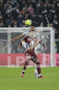 2023-02-28 - Bremer of Juventus and Antonio Sanabria of Torino FC during the Italian Serie A, football match between Juventus Fc and Torino Fc, on 28 February 2023 at Allianz Stadium, Turin, Italy. Photo Ndrerim Kaceli - JUVENTUS FC VS TORINO FC - ITALIAN SERIE A - SOCCER
