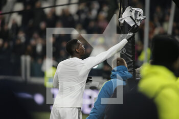 2023-02-28 - Paul Pogba of Juventus throwing his t-shirt to a fan during the Italian Serie A, football match between Juventus Fc and Torino Fc, on 28 February 2023 at Allianz Stadium, Turin, Italy. Photo Ndrerim Kaceli - JUVENTUS FC VS TORINO FC - ITALIAN SERIE A - SOCCER