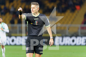 2023-02-25 - the referee Niccolò Baroni of Firenze - US LECCE VS US SASSUOLO - ITALIAN SERIE A - SOCCER