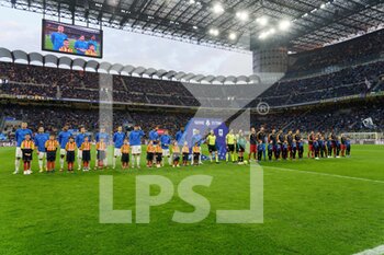 2023-03-05 - teams lined up in midfield - INTER - FC INTERNAZIONALE VS US LECCE - ITALIAN SERIE A - SOCCER
