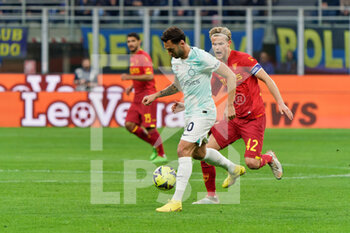 2023-03-05 - Hakan Calhanoglu (FC Inter) and Morten Hjulmand (US Lecce) - INTER - FC INTERNAZIONALE VS US LECCE - ITALIAN SERIE A - SOCCER
