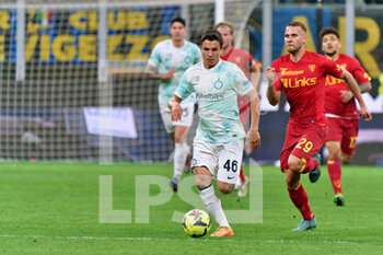2023-03-05 - Mattia Zanotti (FC Inter) and Alexis Blin (US Lecce) - INTER - FC INTERNAZIONALE VS US LECCE - ITALIAN SERIE A - SOCCER