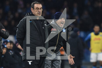 2023-03-03 - Luciano Spalletti coach  of SSC Napoli  yell out the Serie A match between SSC Napoli vs SS Lazio  at Diego Armando Maradona Stadium   - SSC NAPOLI VS SS LAZIO - ITALIAN SERIE A - SOCCER