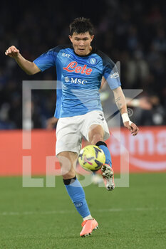 2023-03-03 - Min-Jae Kim of SSC Napoli  in action  the Serie A match between SSC Napoli vs SS Lazio  at Diego Armando Maradona Stadium   - SSC NAPOLI VS SS LAZIO - ITALIAN SERIE A - SOCCER