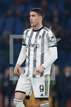2023-03-05 - Dusan Vlahovic of Juventus  - AS ROMA VS JUVENTUS FC - ITALIAN SERIE A - SOCCER