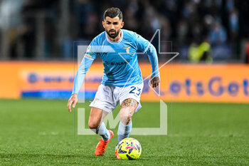 2023-03-11 - Lazio’s Elseid Hysaj portrait in action - BOLOGNA FC VS SS LAZIO - ITALIAN SERIE A - SOCCER