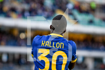 2023-03-12 - Verona's Yayah Kallon portrait - HELLAS VERONA FC VS AC MONZA - ITALIAN SERIE A - SOCCER