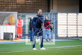 2023-03-12 - Monza's Head Coach Raffaele Palladino gestures - HELLAS VERONA FC VS AC MONZA - ITALIAN SERIE A - SOCCER