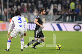 2023-03-12 - Manuel Locatelli (Juventus FC) in action against Tommaso Augello (UC Sampdoria) - JUVENTUS FC VS UC SAMPDORIA - ITALIAN SERIE A - SOCCER