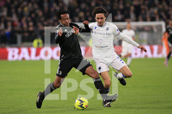 2023-03-12 - Tommaso Augello (UC Sampdoria) vs Juan Guillermo Cuadrado Bello (Juventus FC) - JUVENTUS FC VS UC SAMPDORIA - ITALIAN SERIE A - SOCCER