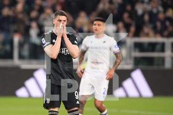 2023-03-12 - Dušan Vlahović (Juventus FC) disappointed after the penalty missed - JUVENTUS FC VS UC SAMPDORIA - ITALIAN SERIE A - SOCCER