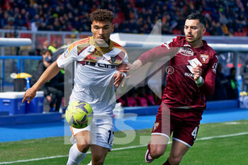2023-03-12 - Valentin Gendrey (US Lecce) and Nemanja Radonjic (Torino FC) - US LECCE VS TORINO FC - ITALIAN SERIE A - SOCCER