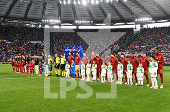 2023-03-12 - Line up during the Italian Football Championship League A 2022/2023 match between AS Roma vs US Sassuolo at the Olimpic Stadium in Rome  on 12 March 2023. - AS ROMA VS US SASSUOLO - ITALIAN SERIE A - SOCCER