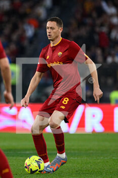 2023-03-12 - Nemanja Matic (AS Roma)  during the Italian Football Championship League A 2022/2023 match between AS Roma vs US Sassuolo at the Olimpic Stadium in Rome  on 12 March 2023. - AS ROMA VS US SASSUOLO - ITALIAN SERIE A - SOCCER