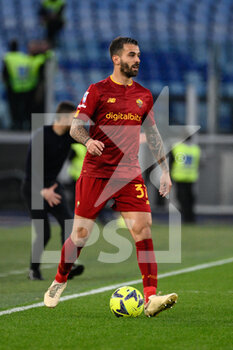 2023-03-12 - Leonardo Spinazzola (AS Roma) during the Italian Football Championship League A 2022/2023 match between AS Roma vs US Sassuolo at the Olimpic Stadium in Rome  on 12 March 2023. - AS ROMA VS US SASSUOLO - ITALIAN SERIE A - SOCCER