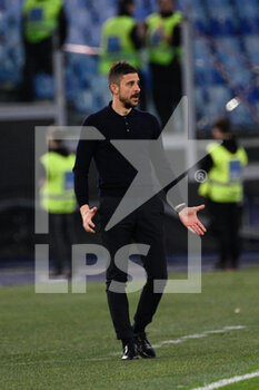 2023-03-12 - Alessio Dionisi coach (US Sassuolo)  during the Italian Football Championship League A 2022/2023 match between AS Roma vs US Sassuolo at the Olimpic Stadium in Rome  on 12 March 2023. - AS ROMA VS US SASSUOLO - ITALIAN SERIE A - SOCCER