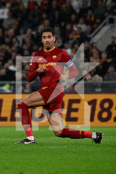2023-03-12 - Chris Smalling (AS Roma)  during the Italian Football Championship League A 2022/2023 match between AS Roma vs US Sassuolo at the Olimpic Stadium in Rome  on 12 March 2023. - AS ROMA VS US SASSUOLO - ITALIAN SERIE A - SOCCER