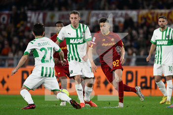 2023-03-12 - Stephan El Shaarawy (AS Roma)  during the Italian Football Championship League A 2022/2023 match between AS Roma vs US Sassuolo at the Olimpic Stadium in Rome  on 12 March 2023. - AS ROMA VS US SASSUOLO - ITALIAN SERIE A - SOCCER