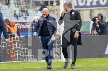 19/03/2023 - Vincenzo Italiano coach Fiorentina and Baroni Marco coach Lecce - ACF FIORENTINA VS US LECCE - SERIE A - CALCIO