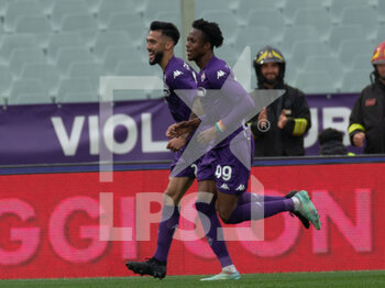 19/03/2023 - Nicolas Gonzalez Fiorentina celebretas a gol 1-0 - ACF FIORENTINA VS US LECCE - SERIE A - CALCIO
