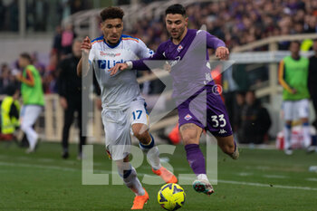 19/03/2023 - Sottil Riccardo Fiorentina hindered by Gonzalez Juan Lecce - ACF FIORENTINA VS US LECCE - SERIE A - CALCIO
