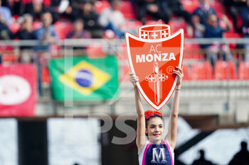 18/03/2023 - Girl with AC Monza logo - AC MONZA VS US CREMONESE - SERIE A - CALCIO