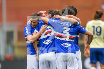 19/03/2023 - team Sampdoria celebrates after scoring a goal 1 - 0 - UC SAMPDORIA VS HELLAS VERONA - SERIE A - CALCIO