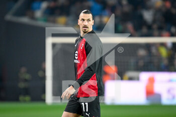 2023-03-18 - Milan's Zlatan Ibrahimovic portrait during warm up - UDINESE CALCIO VS AC MILAN - ITALIAN SERIE A - SOCCER