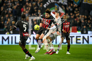 18/03/2023 - Milan's Sandro Tonali in action against Udinese's Lazar Samardzic - UDINESE CALCIO VS AC MILAN - SERIE A - CALCIO