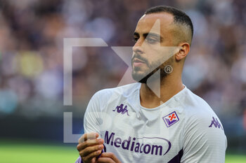 2023-04-01 - Arthur Cabral of ACF Fiorentina looks on during Serie A 2022/23 football match between FC Internazionale and ACF Fiorentina at Giuseppe Meazza Stadium, Milan, Italy on April 01, 2023 - INTER - FC INTERNAZIONALE VS ACF FIORENTINA - ITALIAN SERIE A - SOCCER